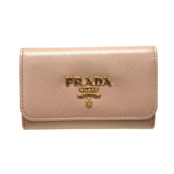 Prada Leather s Beige Case Key - Picture 1 of 6
